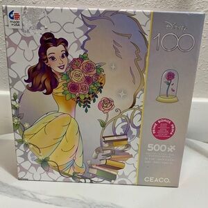 Disney 100 Puzzle with Yellow‎ and Purple Highlights